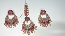 Load image into Gallery viewer, RAABIA POLKI EARRINGS SET
