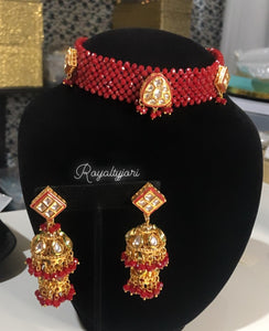 MEELI BEADS KUNDAN CHOKER