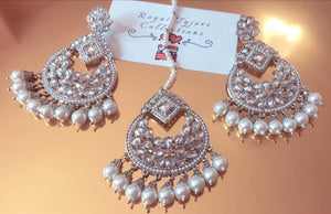 Palak polki earrings