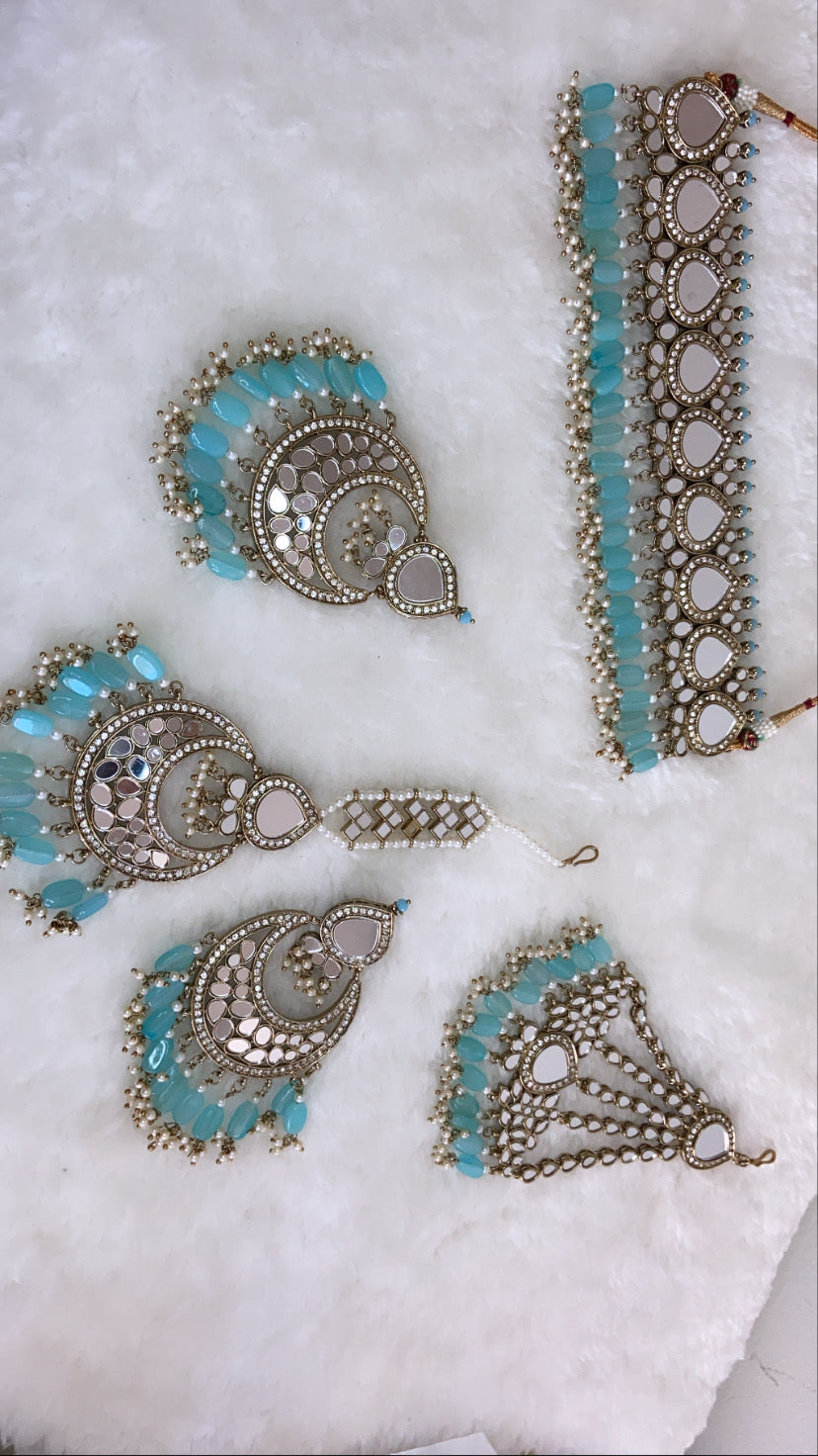 ‘ Suhaani ‘ mirror choker set