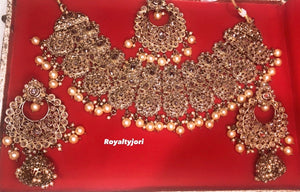 ‘Alexa’ Gold polki set